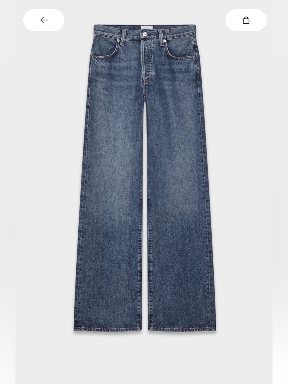 Citizens of Humanity Annina Straight Leg Women's Jeans in Westwood colour